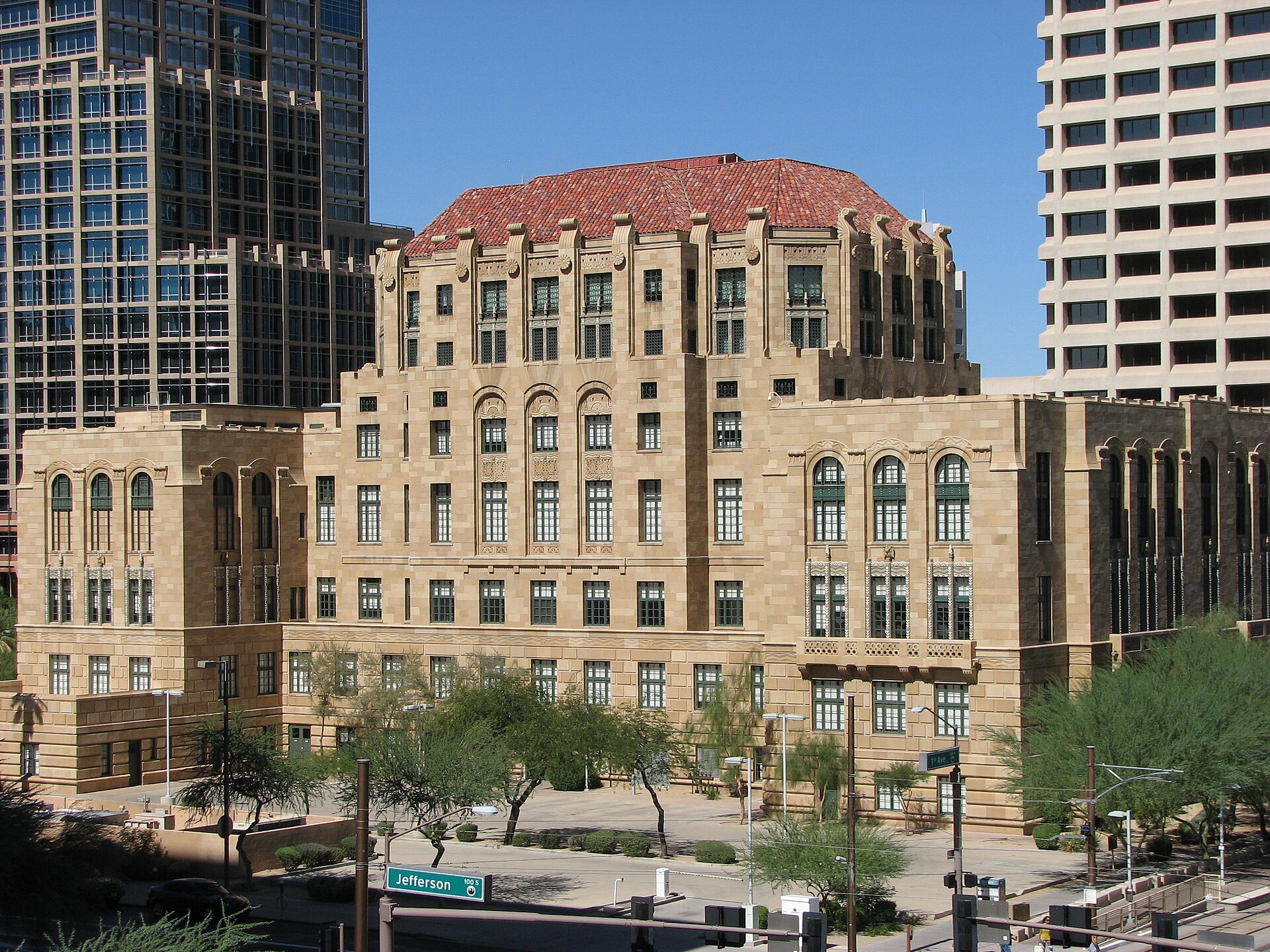 The Maricopa County Courthouse building