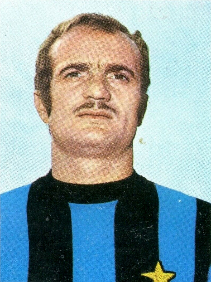 Italian footballer Alessandro "Sandro" Mazzola with Inter Milan in the 1971–72 season.