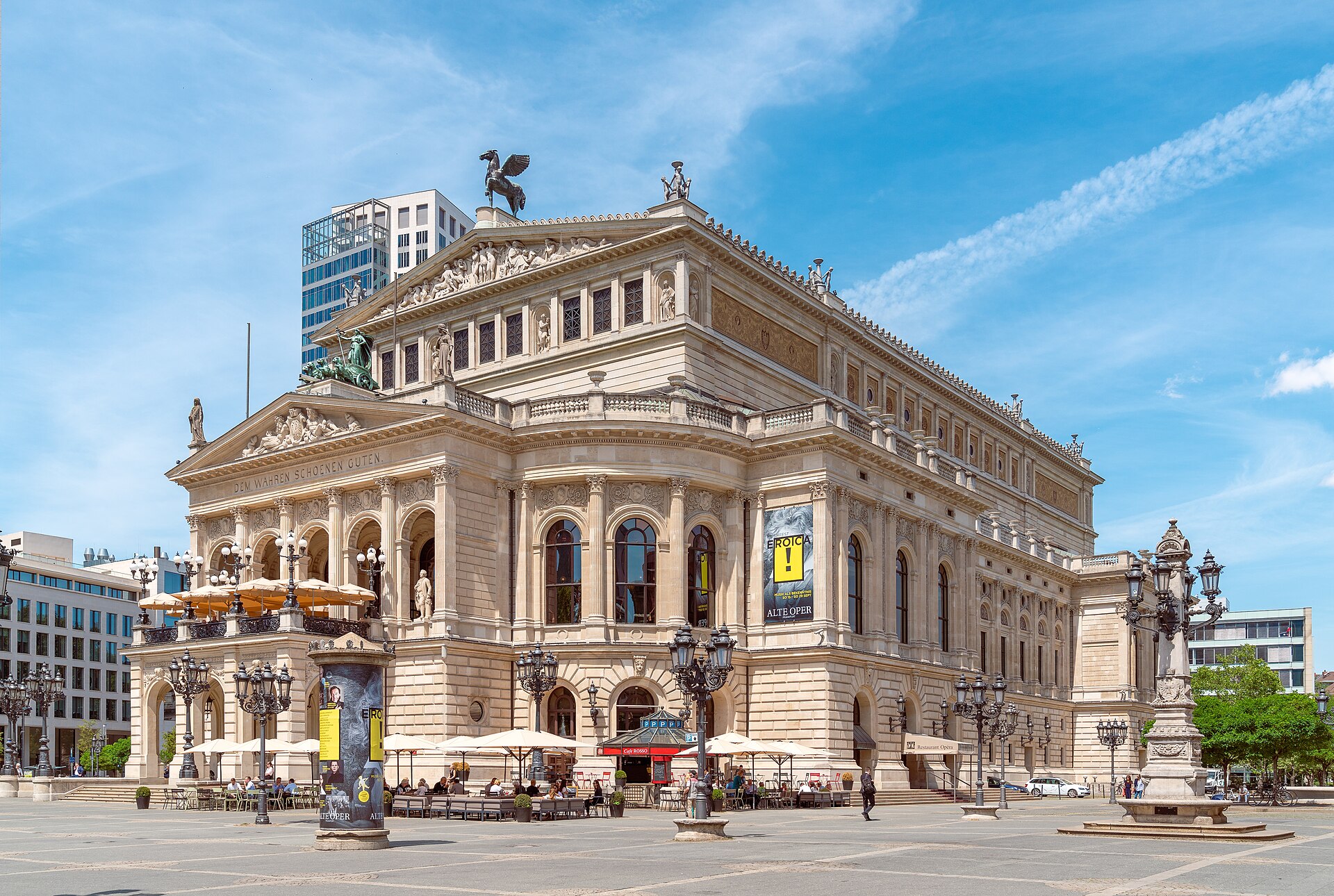 The Alte Oper building in Frankfurt