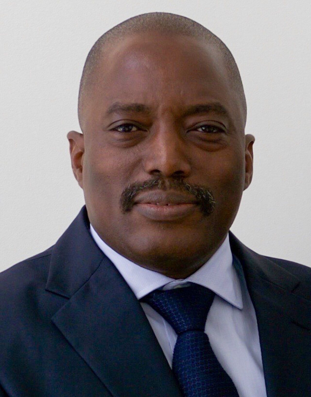 Joseph Kabila, former president of the Democratic Republic of Congo, in a suit and tie