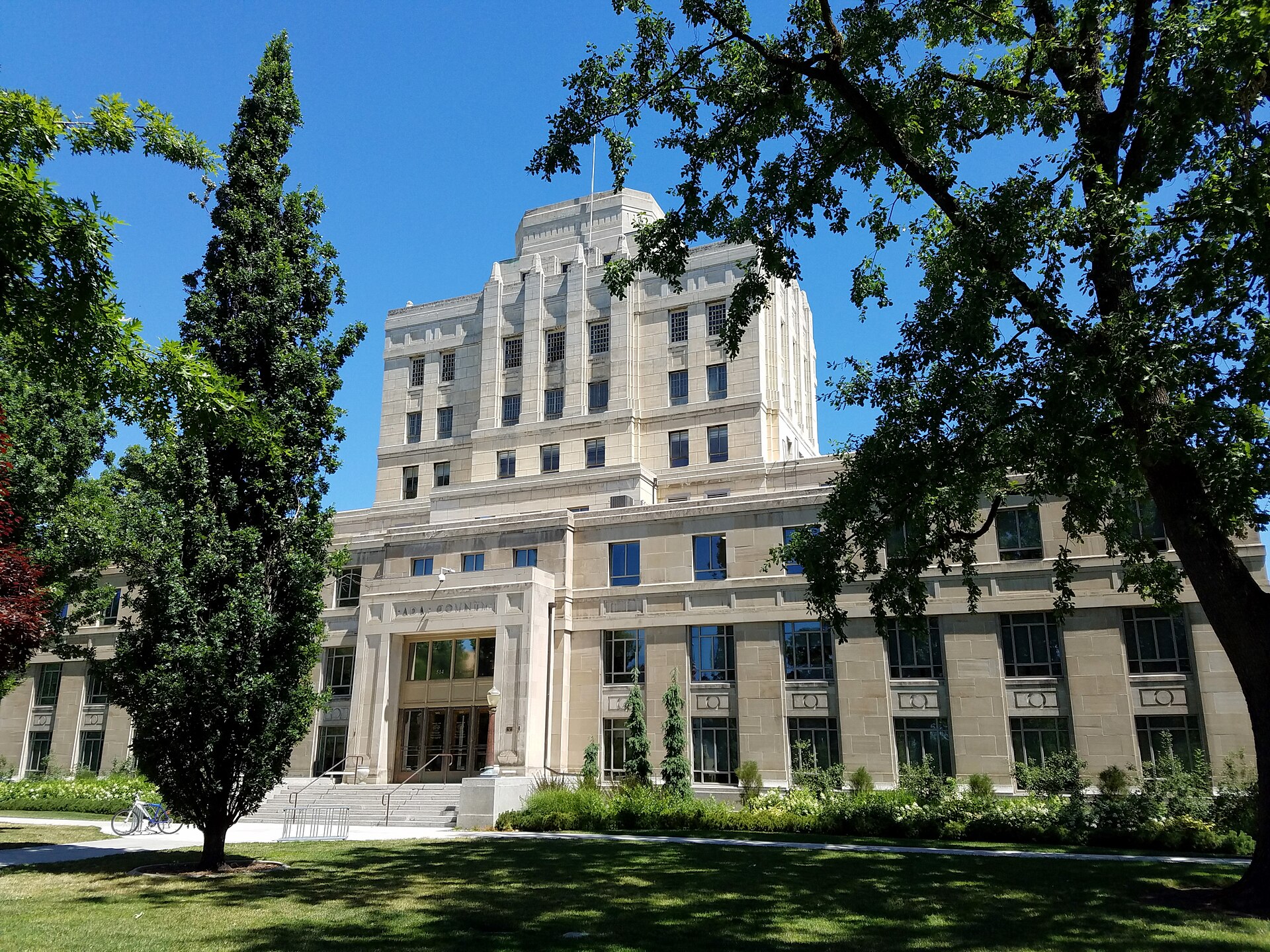 The Old Ada County Courthouse (1939) in Boise, Idaho, also known as the Capitol Annex Building, was designed by architectural firms Wayland & Fennel and Tourtellotte and Hummel and is part of the Boise Capitol Area District.
