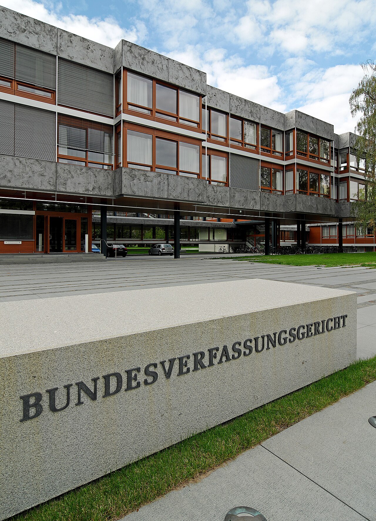 The exterior of the Bundesverfassungsgericht building