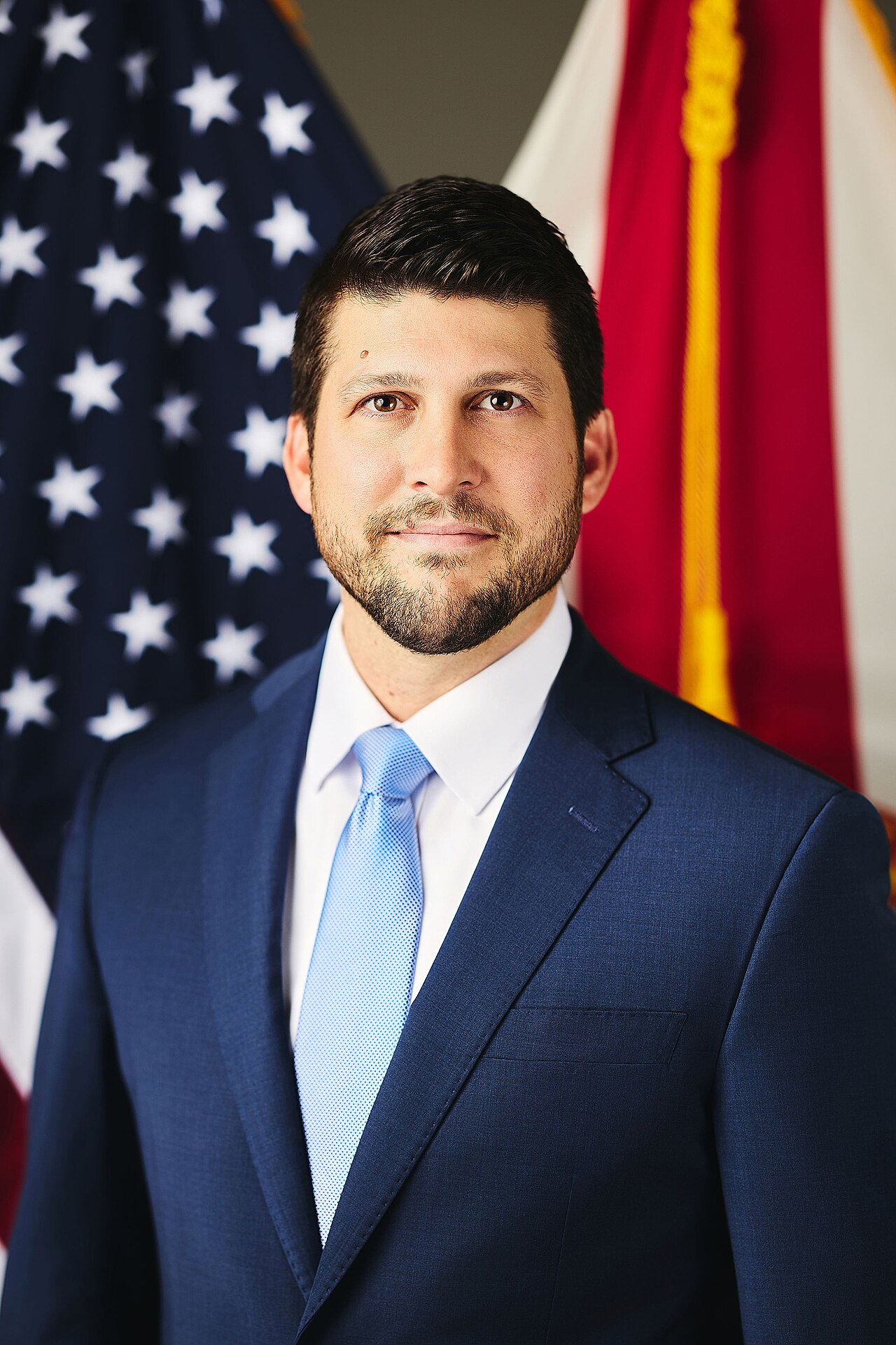 Official 2025 portrait of Florida Attorney General James Uthmeier.