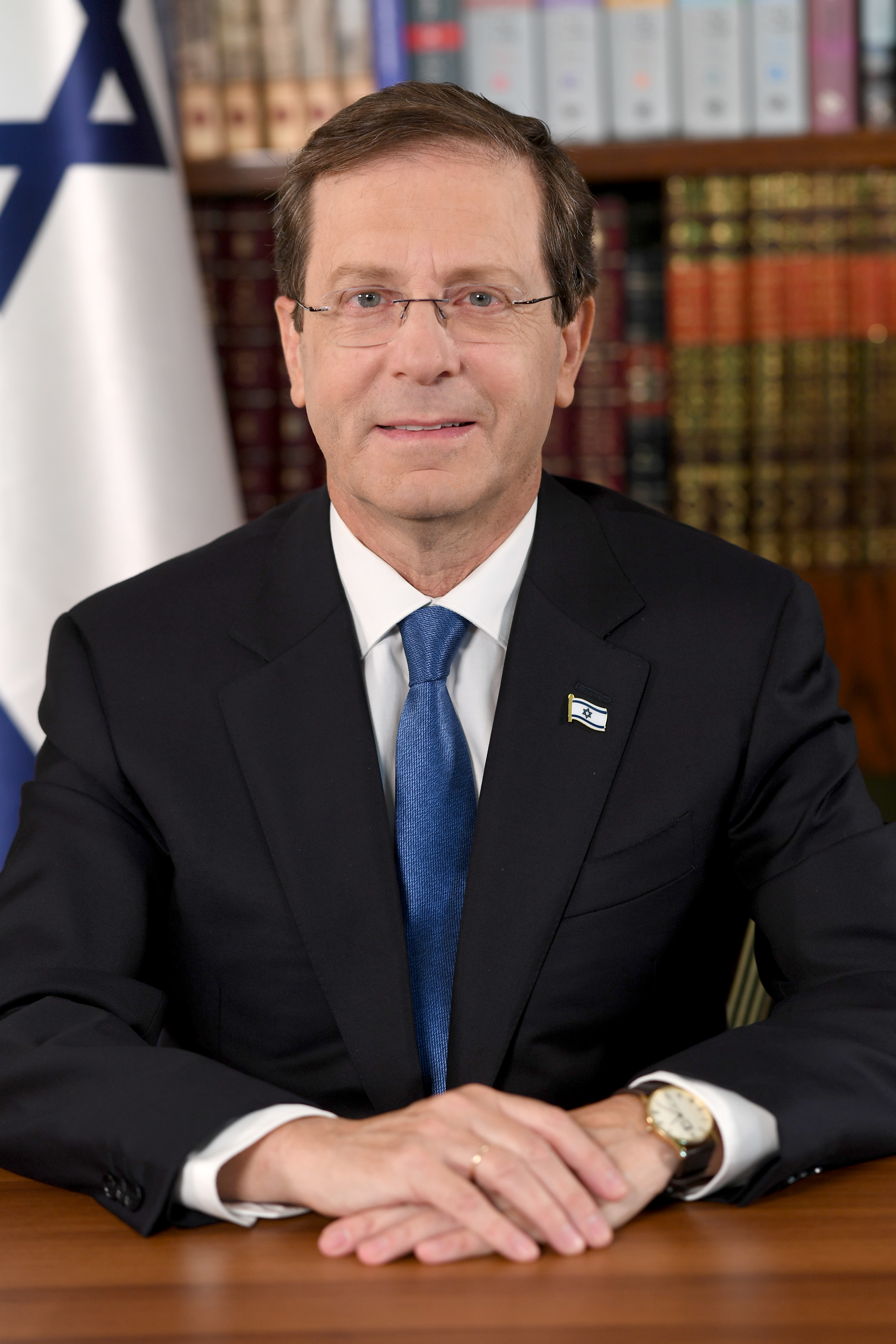 Portrait, president Isaac Herzog.